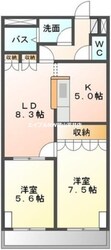 ガーデンハイム・操明の物件間取画像